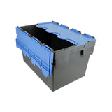 Attached Lid Container Coloured Lids - 70L