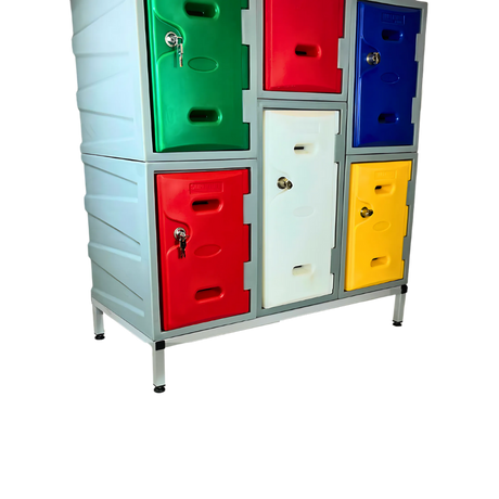 Supertuff Plastic Locker - 3 Column Stand