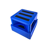 Heavy Duty Plastic Safety Step – Two-Level, Anti-Slip, Stackable