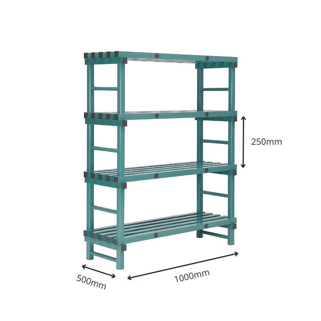 Plastic Racking 4 Shelf Deep - 1000mm