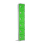 6 Tier Steel Locker - Medium