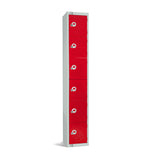 6 Tier Steel Locker - Medium