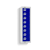 Wall Mounted Personal Effects Locker - 8 Door