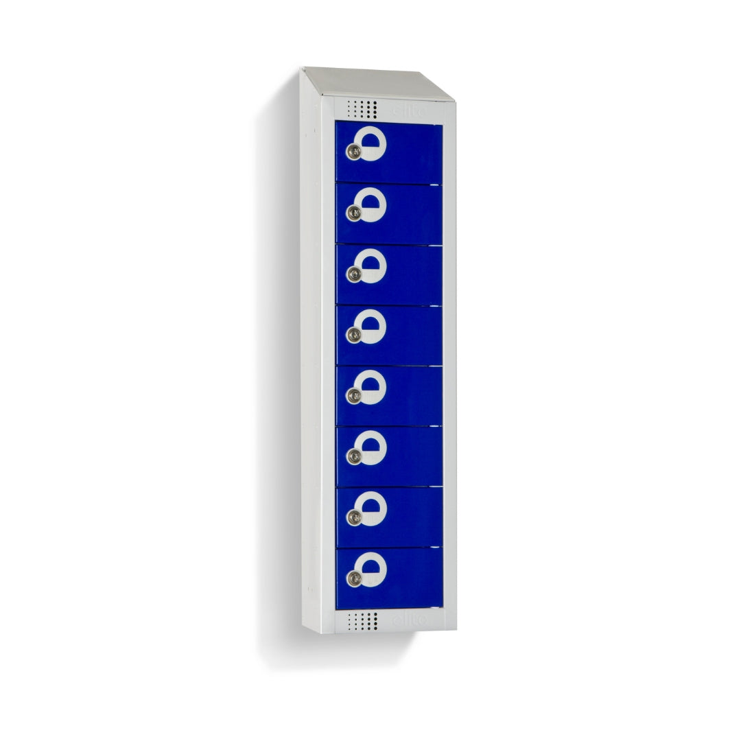 Wall Mounted Personal Effects Locker - 8 Door