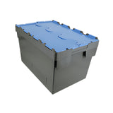 Attached Lid Container Coloured Lids - 70L (10 Pack)