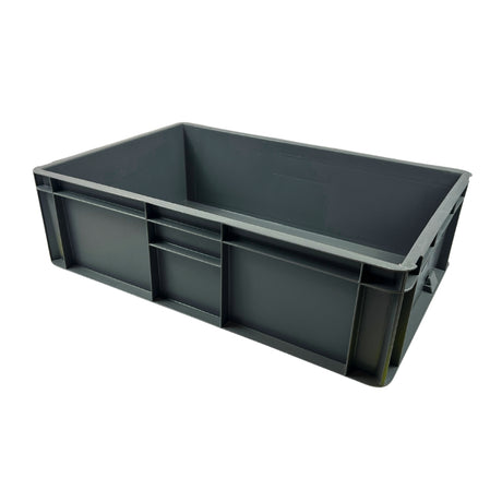 Euro Stacking Plastic Containers - Solid - 600x400x175mm (10 Pack)