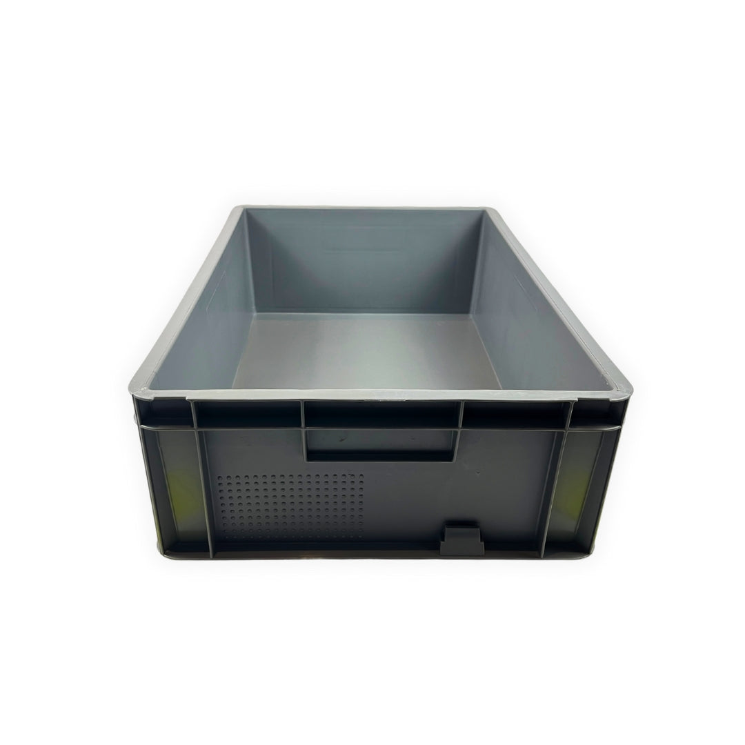 Euro Stacking Plastic Containers - Solid - 600x400x175mm (10 Pack)