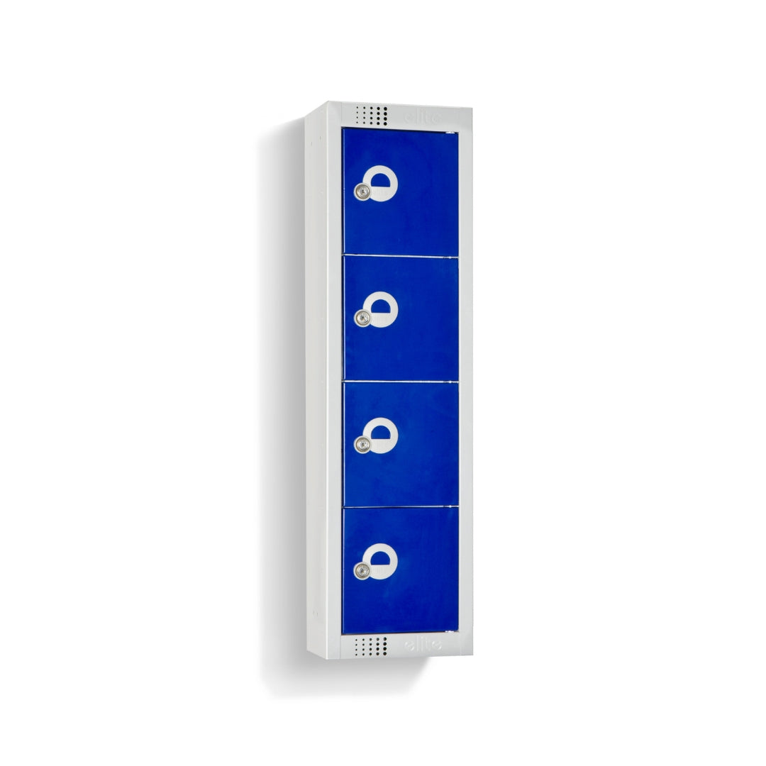 Wall Mounted Personal Effects Locker - 4 Door