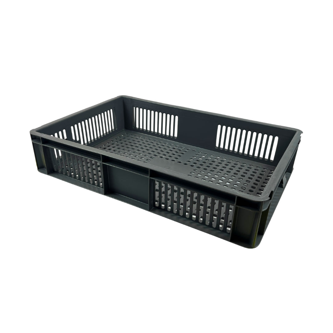 Euro Stacking Plastic Container - Ventilated - 600x400x118mm